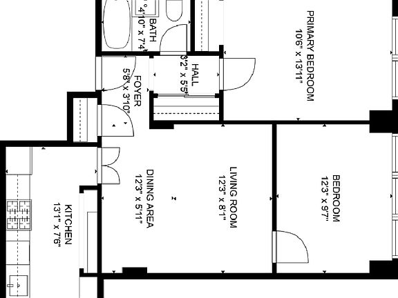 2nd image of 245 E 35th St APT 6C