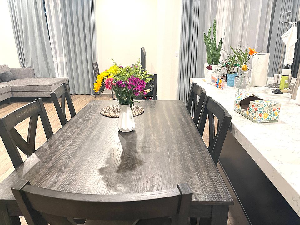 the Dining and Living Room Area