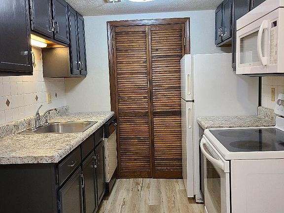 new flooring in kitchen/dining area