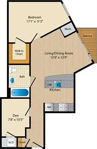 Floor plan Style C4 Den