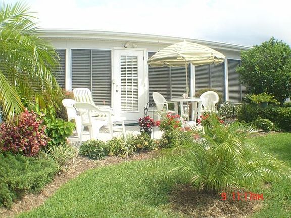 Patio--Looks out on Lake
