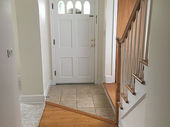 Tumbled marble entry