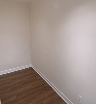 Walk in closet master bedroom.