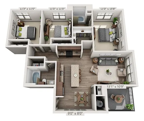 Floor plan Peak