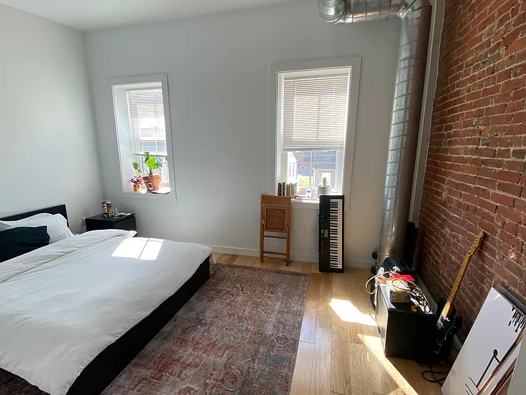 Master bedroom with ensuite bathroom