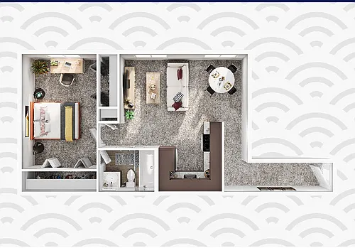Floor plan The Sanford