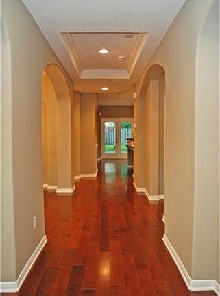 This is a view to the back of the home from the front door.