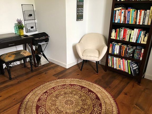 Third bedroom (shown here as office) has large closet and ex