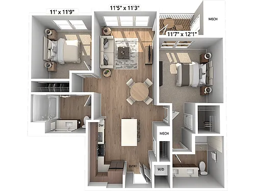 Floor plan B1