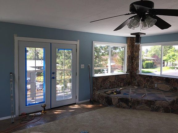 Upstairs living area