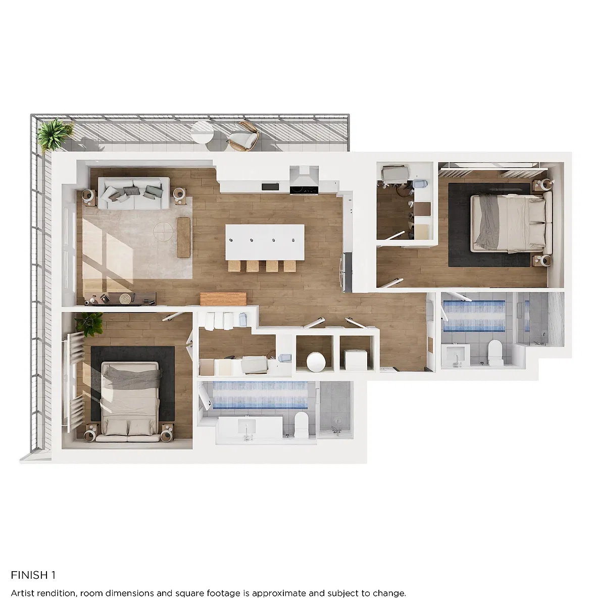 Floor plan B1
