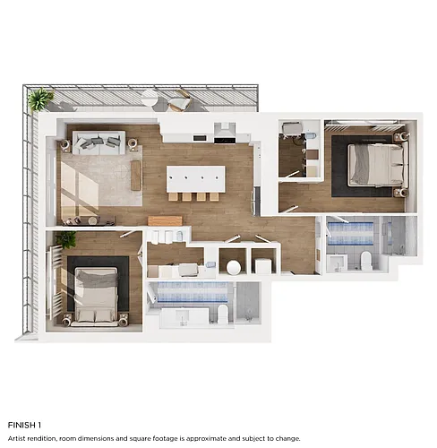 Floor plan B1
