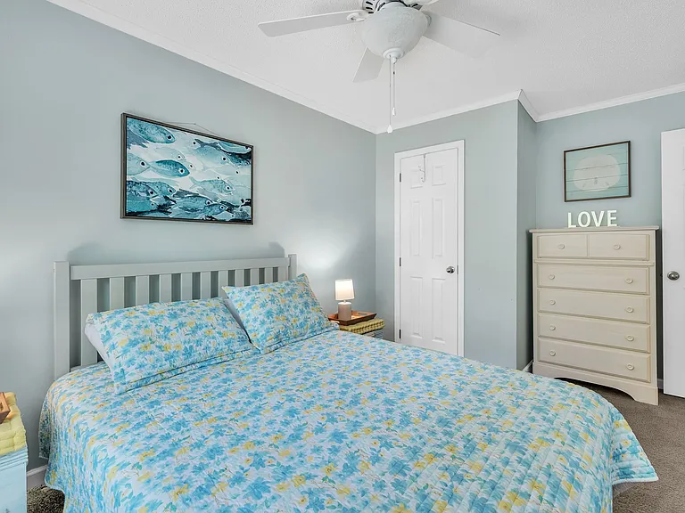 And another view of room 2 showing the closet and dresser.