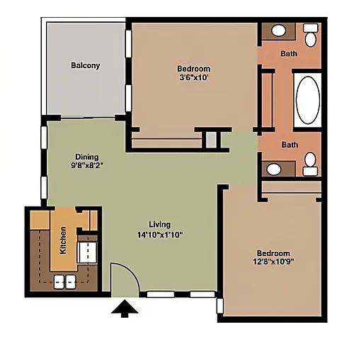 Floor plan B1