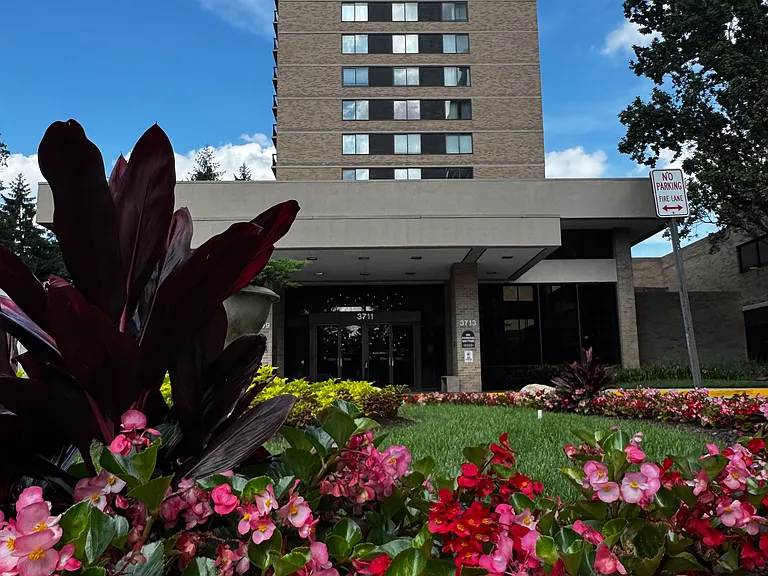 front of the building 2