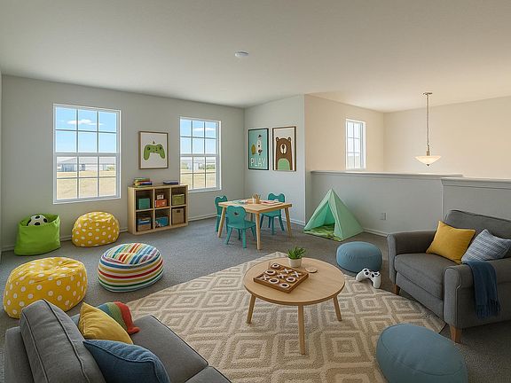 Modern DeLeon new construction home with stucco and stone exterior in Clermonts Ridgeview community