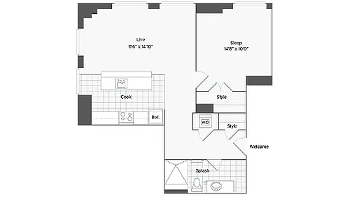 Floor plan Asheville