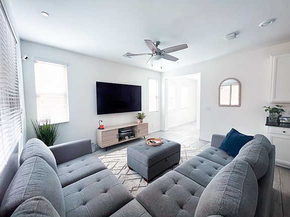 Living room. Wall mount for TV included.