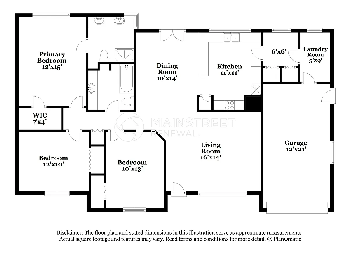 Floor Plan - 1206 Cricket Dr NE