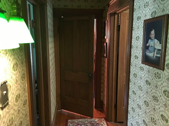Back stair/bathroom door