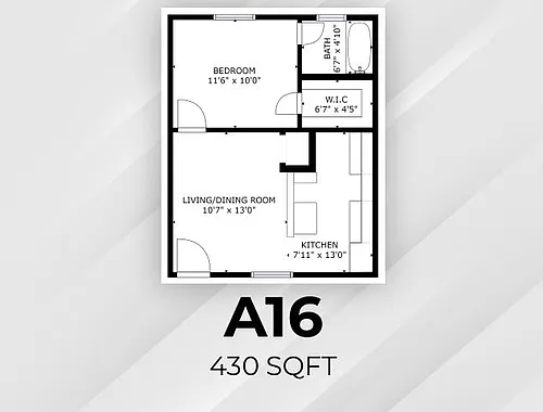 Floor plan A16