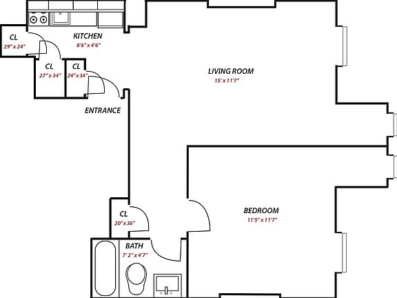 2nd image of 38 Columbia Pl APT 2B