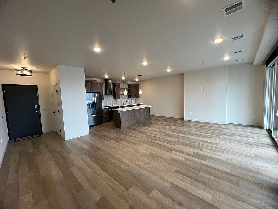 Entry Kitchen Living