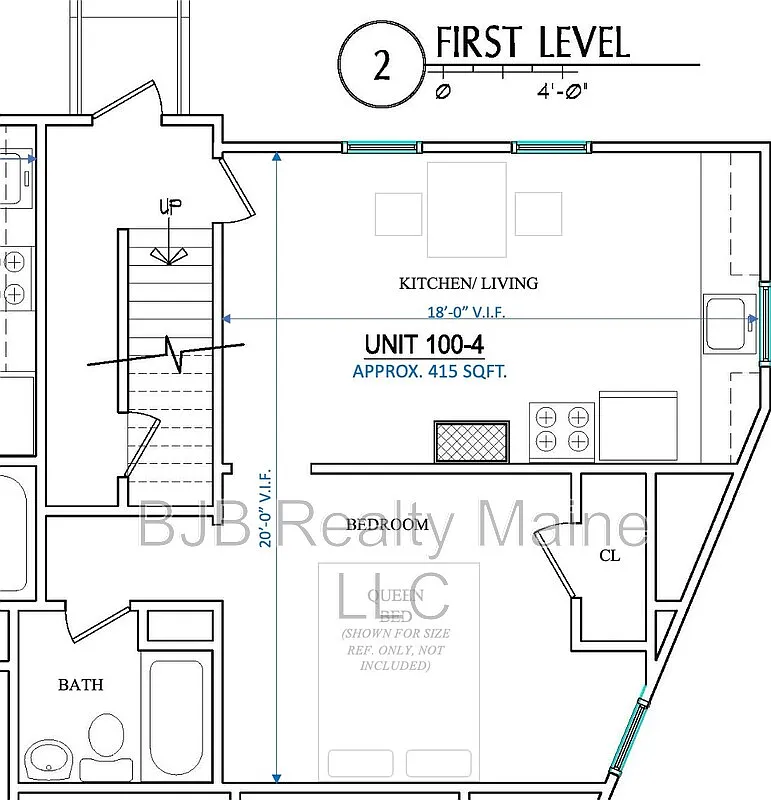 1 bed, 1.0 bath, 415 sqft, $2,205 — Photo 4