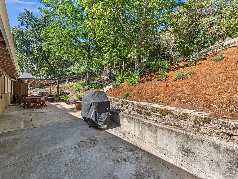 Long back patio. BBQ included