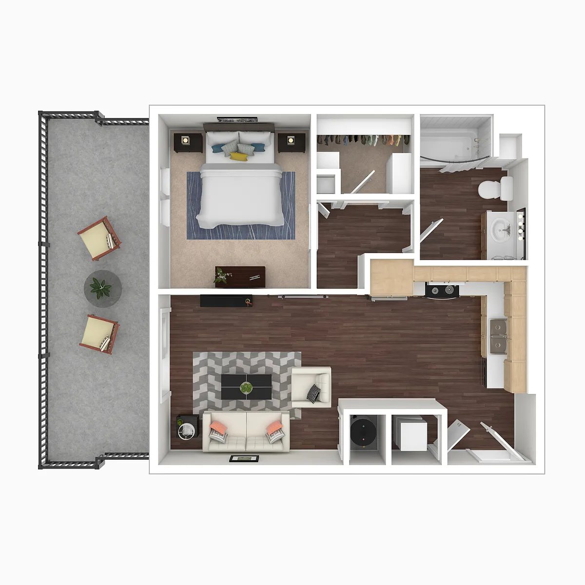 Floor plan A1 - Jump Creek