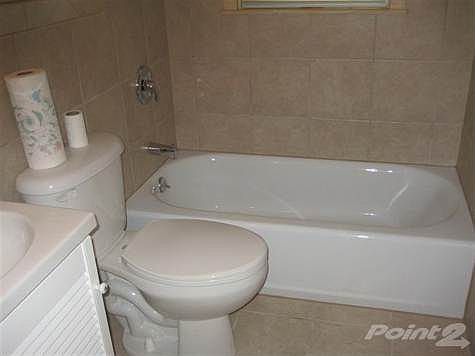 All new bath. Ceramic tile