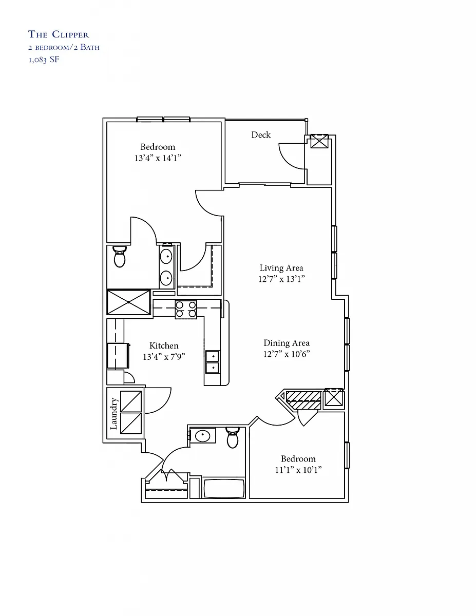 Floor plan The Clipper