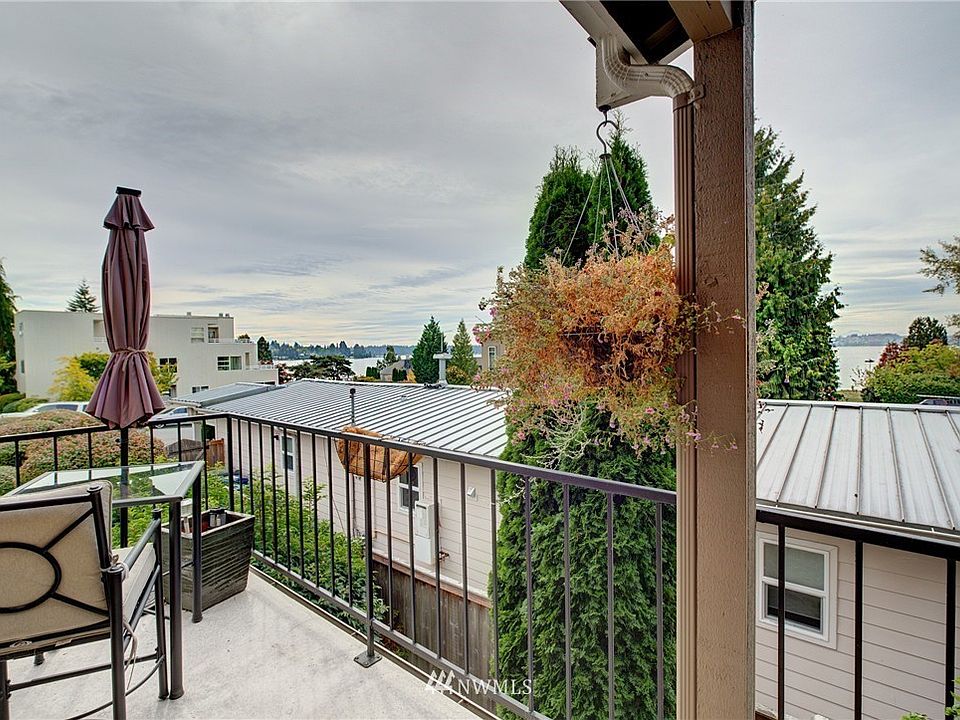 Front patio with a lake view