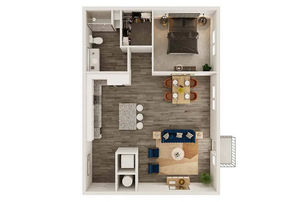 Floor plan A6 - SECOND AVE