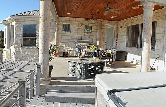 Back Patio & Spa