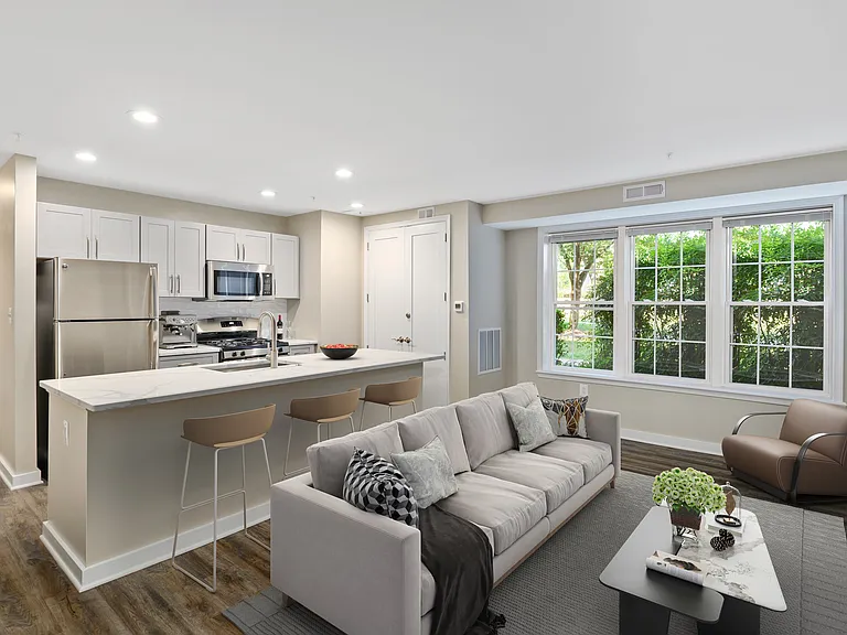 Renovated Kitchen and Living Spaces
