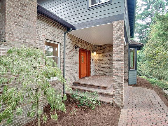 Hand laid brick walkway