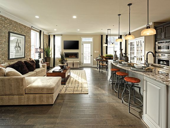 Kitchen and Family Room