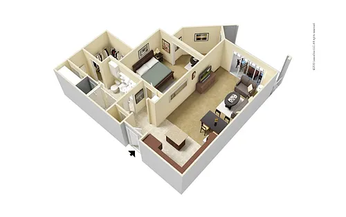 Floor plan The Marcus - Classic