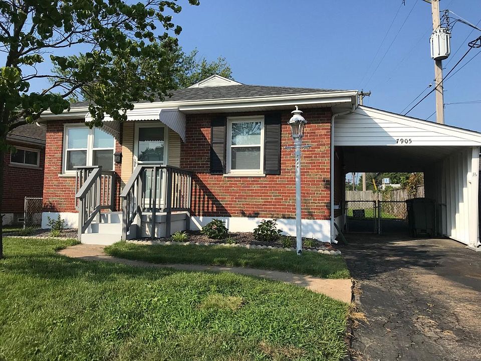 Freshly renovated brick home with carport and fenced yard!
