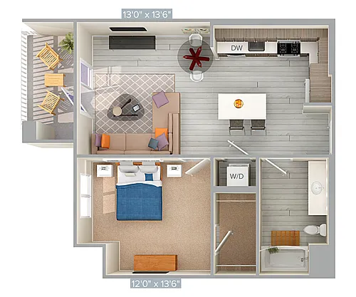 Floor plan A2-710