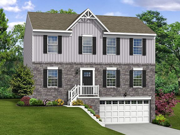 Elevation A Opt Victorian Facade Garage Door
