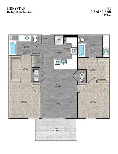 Floor plan B1