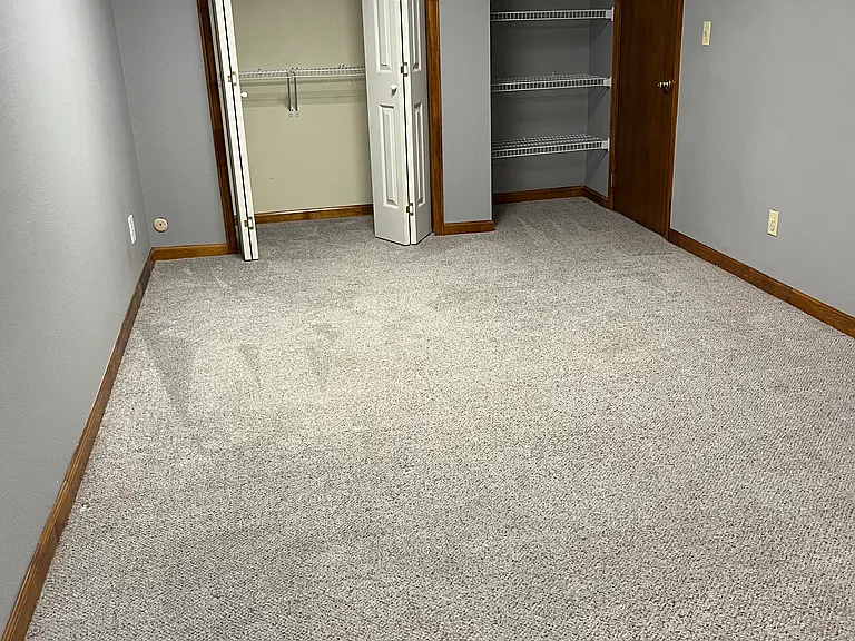 Large basement bedroom - closet side