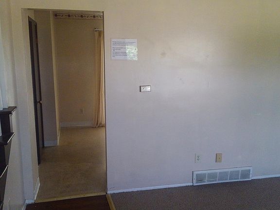 Looking into the kitchen from the living room