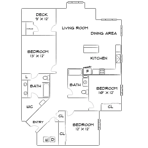 Floor plan Design 3A