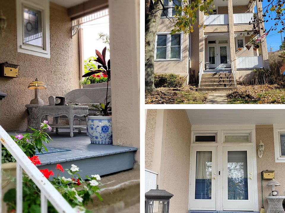 Entry for duplex with two apartments.