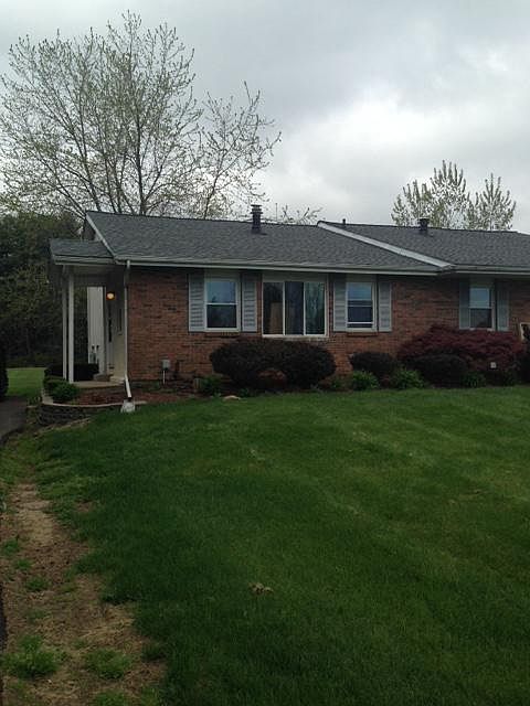 Brick front with side entry