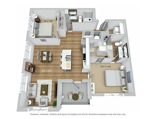 Floor plan Porter 2.2