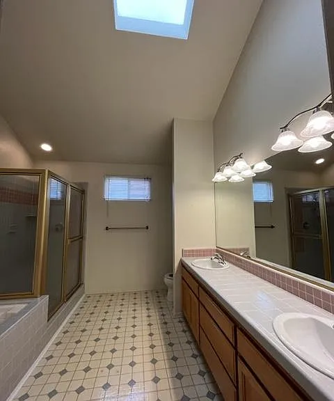 Master Bath with Jacuzzi tub and shower